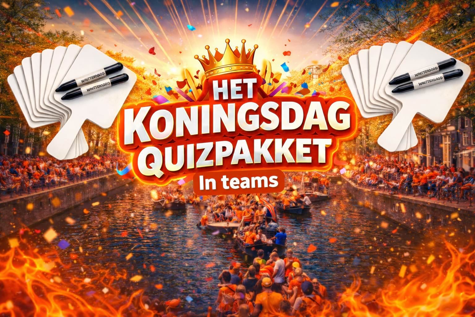 Koningsdag Quizpakket in teams afbeelding